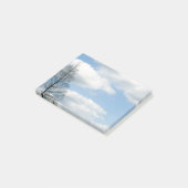 Winter Tree Blue Cloud Sky Post-it® Notes (Schuin)