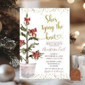 Winter Tree Bow Ze bindt het knoop vrijgezellenfee Kaart