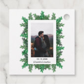 Winter Tree Branches Bedankjes Labels (Achterkant)