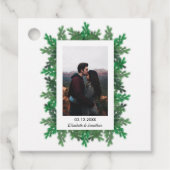 Winter Tree Branches Bedankjes Labels (Voorkant)