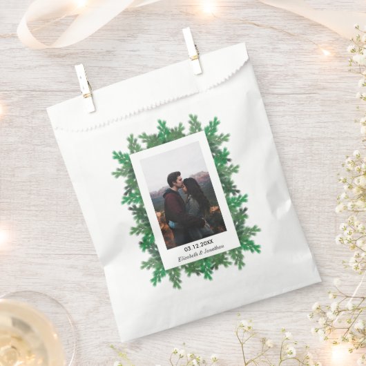 Winter Tree Branches Bedankzakje (Geknipt)