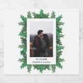 Winter Tree Branches Bier Etiket (Enkel label)