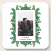 Winter Tree Branches Bier Onderzetter (Voorkant)