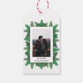 Winter Tree Branches Cadeaulabel (Achterkant)