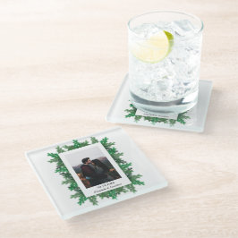 Winter Tree Branches Glazen Onderzetter