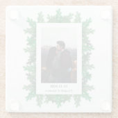 Winter Tree Branches Glazen Onderzetter (Achterkant)