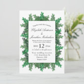 Winter Tree Branches Kaart (Staand voorkant)