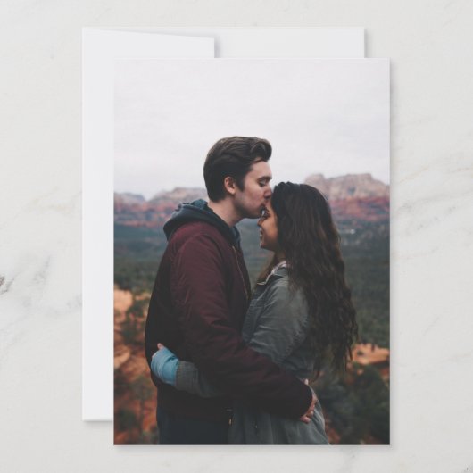 Winter Tree Branches Kaart (Achterkant)