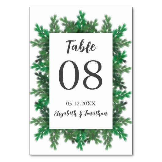 Winter Tree Branches Kaart (Voorkant)