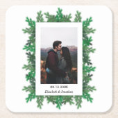 Winter Tree Branches Kartonnen Onderzetters (Voorkant)