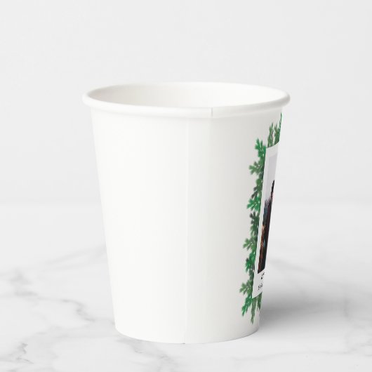 Winter Tree Branches Papieren Bekers (Rechts)
