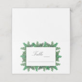 Winter Tree Branches Wedding Plaatskaartje (Buitenkant ongevouwen)