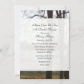 Winter Tree Bridal Shower Invitations Kaart (Voorkant)