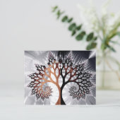 Winter Tree Briefkaart (Staand voorkant)