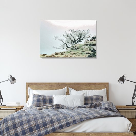 WINTER TREE CANVAS AFDRUK (Insitu (Slaapkamer))