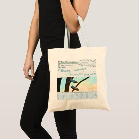 Winter Tree Canvas Tas (Voorkant (product))