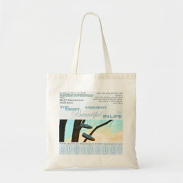 Winter Tree Canvas Tas