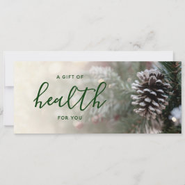 Winter Tree Chiropractic Holiday Cadeaucertificaat