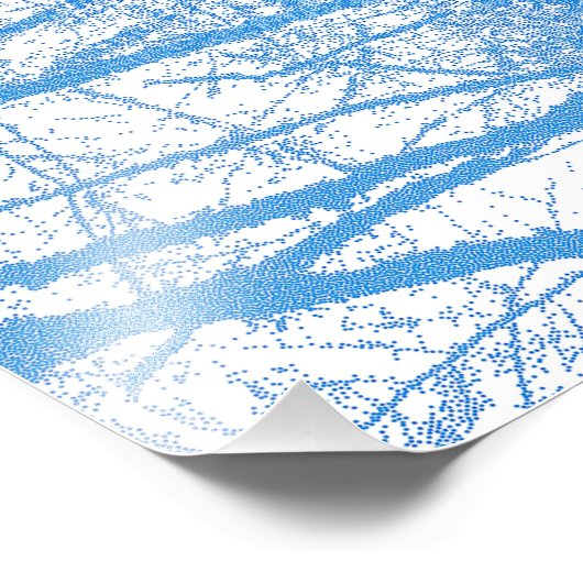 WINTER TREE FOTO AFDRUK (Hoek)