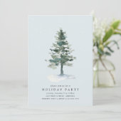 Winter Tree Holiday Card Kaart (Staand voorkant)