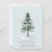 Winter Tree Holiday Kaart (Voorkant)