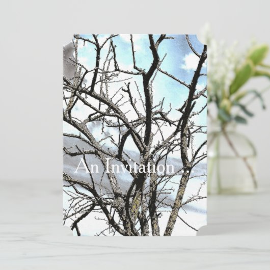 WINTER TREE KAART (Staand voorkant)