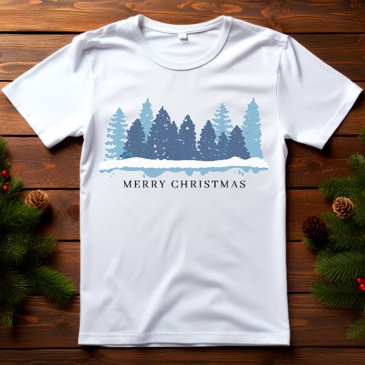 Winter Tree kerst T-shirt