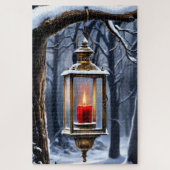 Winter Tree Lantern Puzzel (Verticaal)
