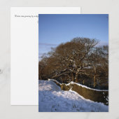 Winter Tree Lyme Handley Cheshire Holiday Card Feestdagenkaart (Voorkant / Achterkant)