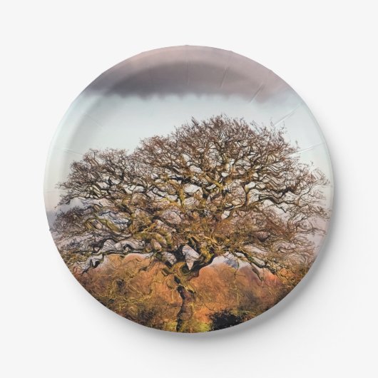 WINTER TREE PAPIEREN BORDJE (Voorkant)