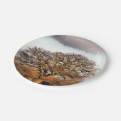 WINTER TREE PAPIEREN BORDJE (Gekanteld)