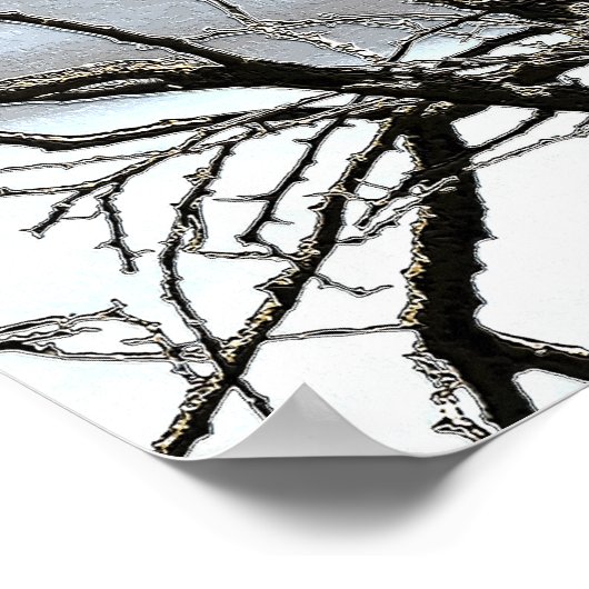 WINTER TREE POSTER (Hoek)