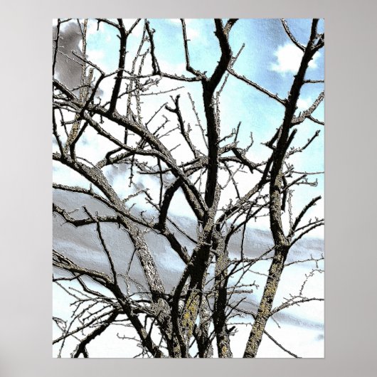 WINTER TREE POSTER (Voorkant)
