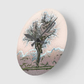 WINTER TREE RONDE KLOK (Hoek)