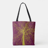 Winter Tree Silhouette Tote Bag (Achterkant)