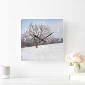 Winter Tree Wandklok (Huis)