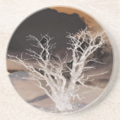 WINTER TREE ZANDSTEEN ONDERZETTER (Voorkant)