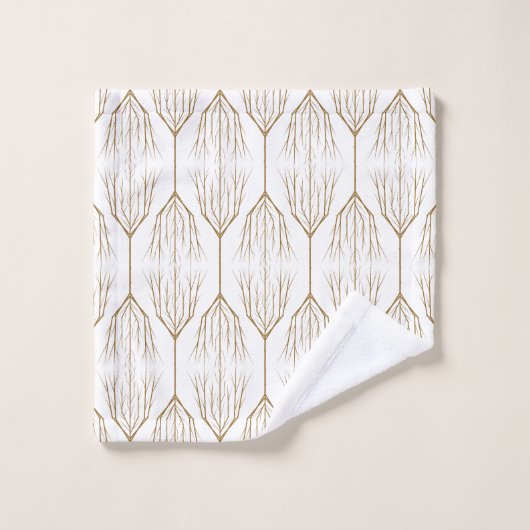 Winter Trees Bath Towel Set Bad Handdoek (Wasdoekje)