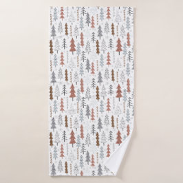 Winter Trees Bath Towels Badhanddoek