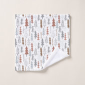 Winter Trees Bath Towels Set Bad Handdoek (Wasdoekje)