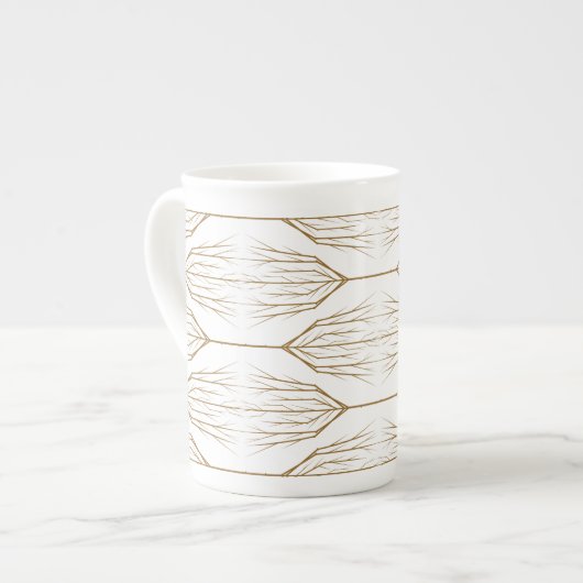 Winter Trees Bone China Mok (Links)