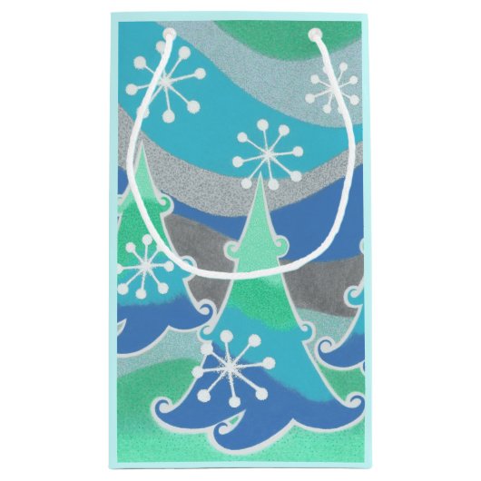 Winter Trees cadeautas klein (Achterkant)