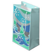 Winter Trees cadeautas klein (Achterkant Gekanteld)