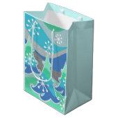 Winter Trees cadeauzakmedium Medium Cadeauzakje (Voorkant Gekanteld)