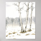Winter Trees Fine Art Print (Voorkant)