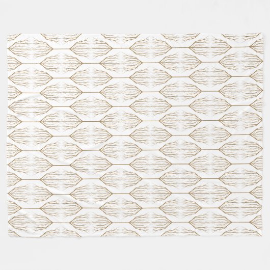 Winter Trees Fleece Blanket (3 maten) (Voorkant (Horizontaal))