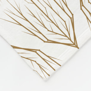 Winter Trees Fleece Blanket (3 maten) Deken