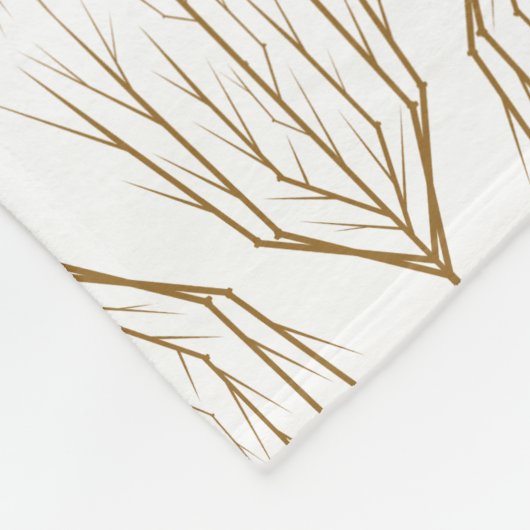 Winter Trees Fleece Blanket (3 maten) Deken (Hoek)