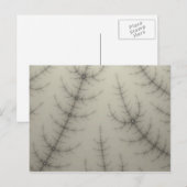 Winter Trees Fractal Briefkaart (Voorkant / Achterkant)