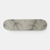 Winter Trees Fractal Persoonlijk Skateboard (Horizontaal)